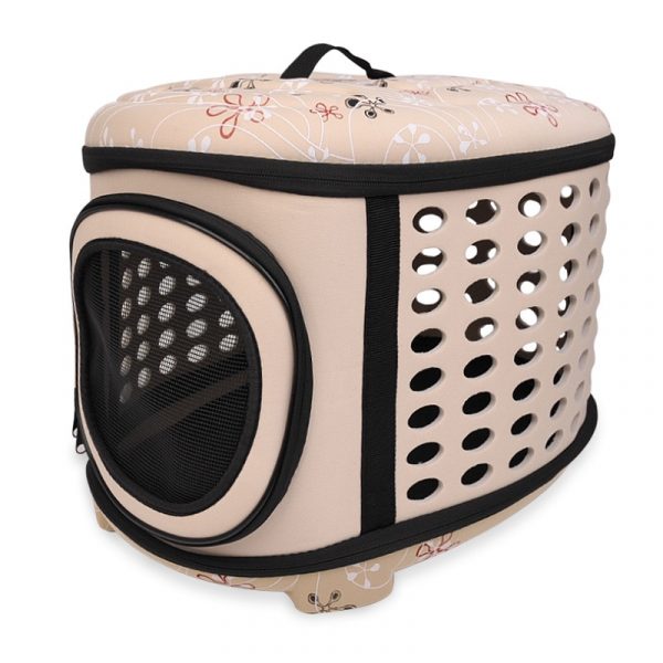 Travel Dog Carrier Bag Portable Folding Pet Cage Carrying Bags Handbag for Cat Dog Puppy Guinea Pig Hamster