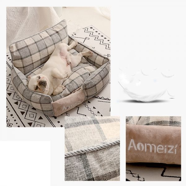 Pet Dog Bed Warm Pet bed Removable Soft Pet Bed For Dogs Washable House Sofa Mats Sleeping Beds Cat Puppy Kennel