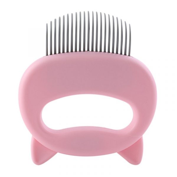 Pet Massage Brush Shell Shaped Handle Pet Grooming Massage Tool To Remove Loose Hairs Only For Cats New