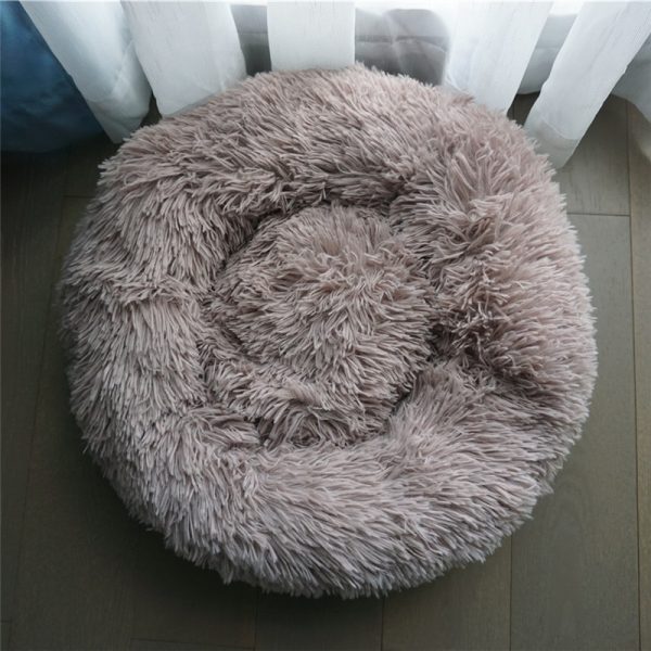 Dog Bed Super Soft Washable Long Plush Pet Kennel Deep Sleep Dog House Velvet Mats Sofa For Dog Basket Pet Cat Bed Drop shipping