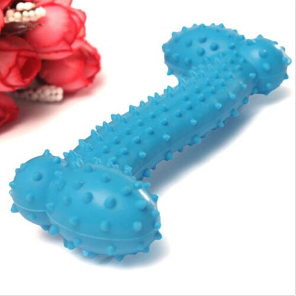 Pet Dog Toys Resistant To Bite Bone Dog Puppy Molars Rubber Ball Play For Teeth Training Thermal Plastic Rubber TPR