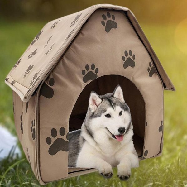 Portable Dog House Foldable Winter Warm Pet Bed Nest Tent Cat Puppy Kennel Pet Bed Nest Tent