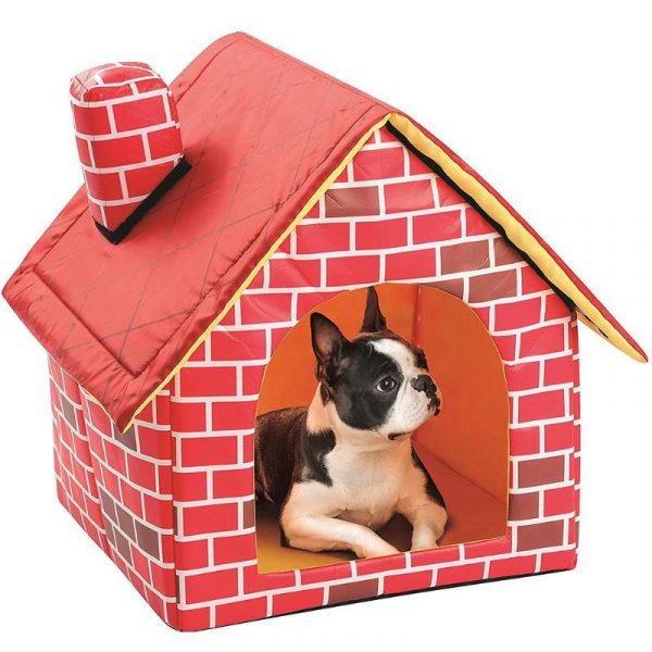 Portable Dog House Foldable Winter Warm Pet Bed Nest Tent Cat Puppy Kennel Pet Bed Nest Tent