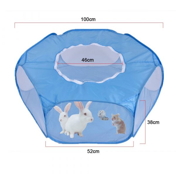 Pet Bed Small Animals Breathable Folding Fence Portable Small Pet Tent Playpen For Hamster Cat Guinea Pig