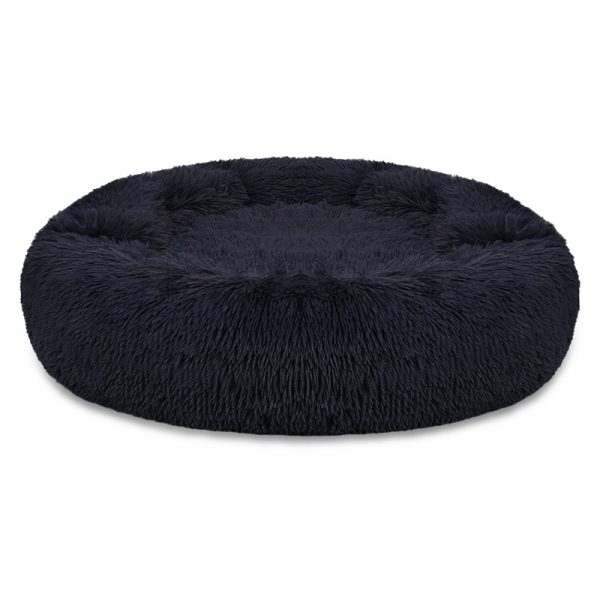 DEKO Pet Dog Bed Super Soft Kennel Round Fluffy Cat House Warm Comfortable Sleeping Cushion Mat Sofa Washable Puppy Plush