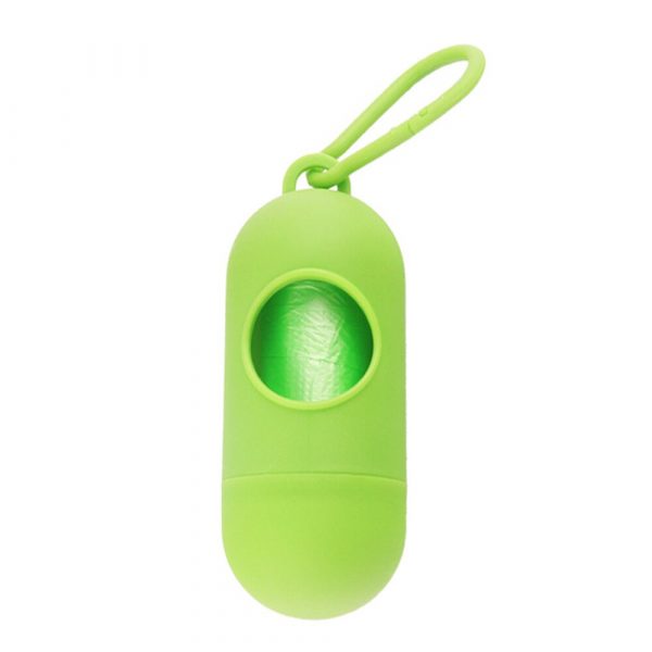 Pet Puppy Cat Pick Up Poop Bag Dispenser Portable Dog Poop Waste Bag Holder Outdoor Pets Supplies Garbage Bags Organizer