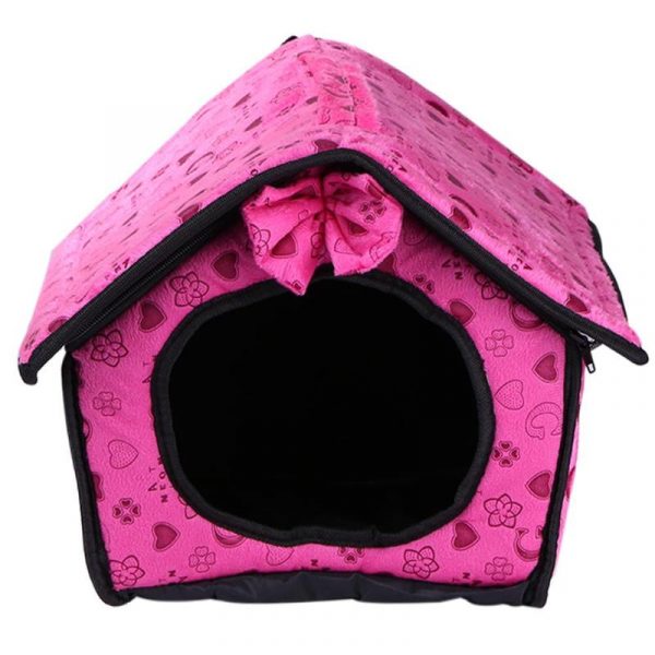 Pet Dog Bed Foldable Dog House Small Footprint Pet Bed Tent Cat Kennel Indoor And Outdoor Portable Travel Convenient Supplies