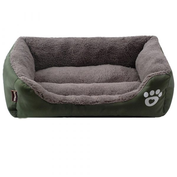 S-3XL Large Pet Cat Dog Bed MultiColor Warm Cozy Dog House Soft Paw Pattren Dog Baskets Mat Autumn Winter Waterproof Kennel