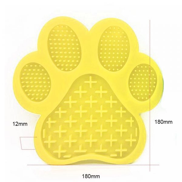 Mat For Dogs Cats Slow Food Bowls New Pet Dog Feeding Food Bowl Silicone Dog Feeding Lick Pad Dog Slow Feeder Treat