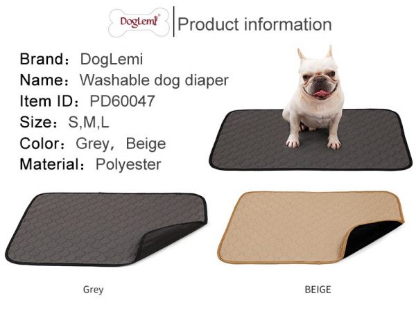 Pet Pad Water Absorbency Diaper Sleeping Bed for Small Dog Reusable Diapers for Dog Urine Pet Dogs Mat Puppy Training Pad