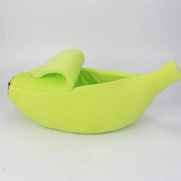 Banana Shape Pet Dog Cat Bed Mat House Durable Kennel Doggy Puppy Kitten Cushion Basket Warm Portable Dog Cat Supplies