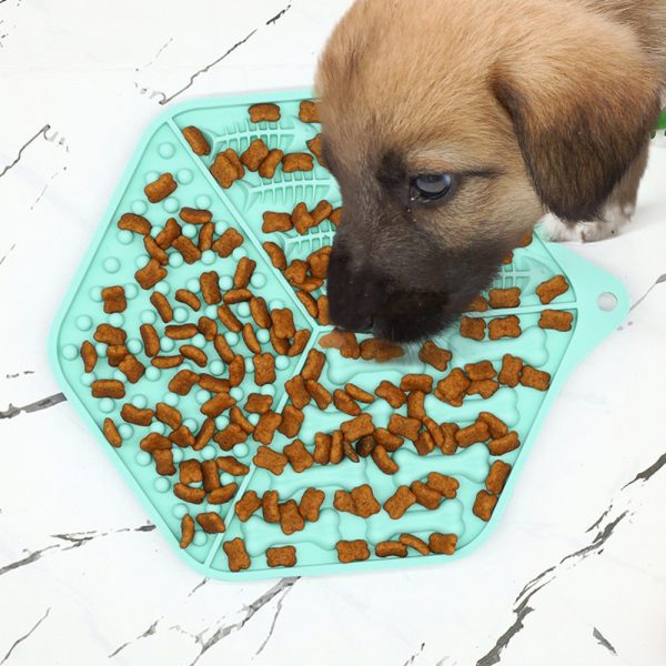 Mat For Dogs Cats Slow Food Bowls New Pet Dog Feeding Food Bowl Silicone Dog Feeding Lick Pad Dog Slow Feeder Treat