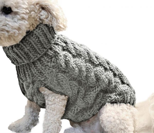 Winter Knitted Dog Clothes Warm Jumper Sweater For Small Large Pet Clothing Coat Knitting Crochet Cloth Jersey Perro