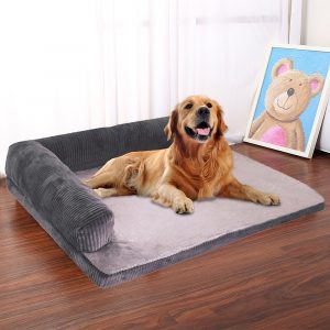 Dog Bed Soft Pet Cat Dog Sofa Beds Big Dog Kennel Cushion Mat Puppy German Shepherd L Shaped Couch For Large Small Dogs