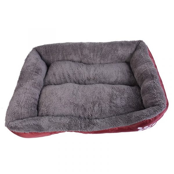 S-3XL Large Pet Cat Dog Bed MultiColor Warm Cozy Dog House Soft Paw Pattren Dog Baskets Mat Autumn Winter Waterproof Kennel